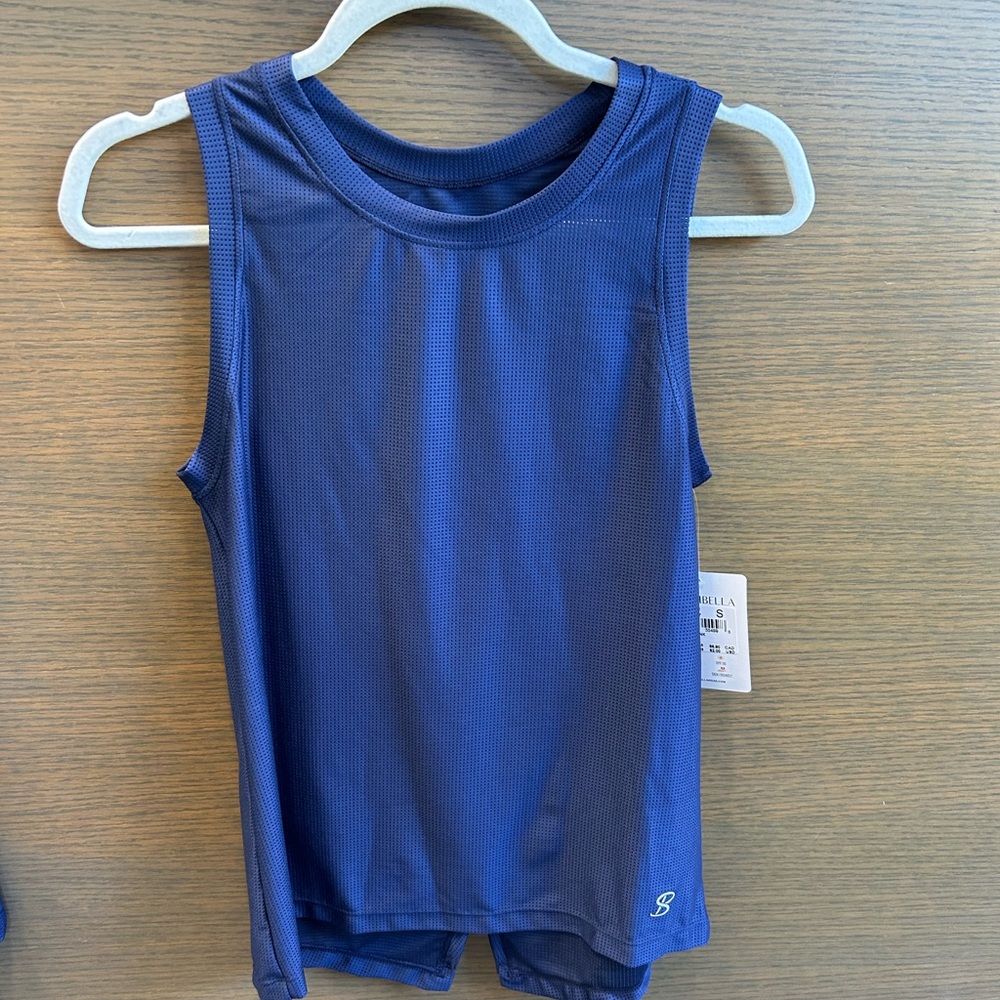 Blue Sleeveless Kids Top